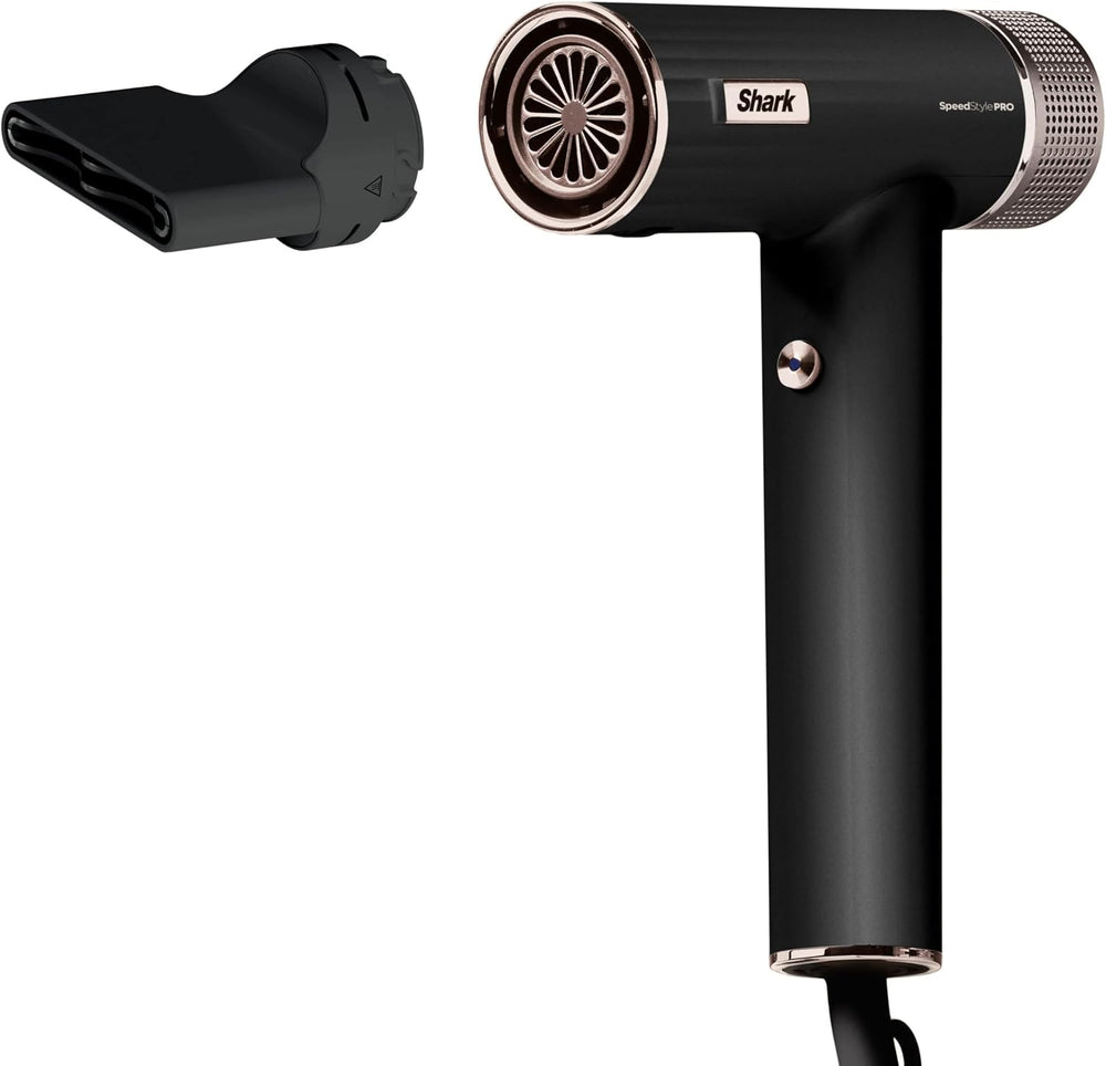 Shark SpeedStyle Hair Dryer, High-Velocity Lightweight Dryer for All Hair Types, No Heat Damage, Ionic Technology, Fast Drying, Compact Design, Salon-Quality Results at Home
