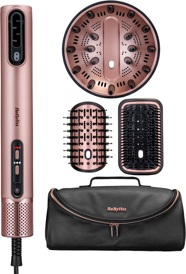 BaByliss Air Wand, All in One Hair Dryer, Straightener, Styler & Diffuser