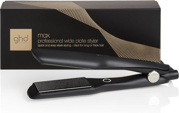 ghd Max Wide Plate Hair Straightener & Styler, More Shine, Thick Hair